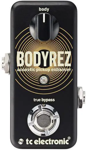 BODYREZ ACOUSTIC PICKUP ENHANCER Ultra-Compact Acoustic Guitar Pedal for Acoustic Pickup Enhancement with Studio-Quality Tone and Feedback Suppression BODYREZ ACOUSTIC PICKUP ENHANCER Ultra-Compact Acoustic Guitar Pedal for Acoustic Pickup Enhancement with Studio-Quality Tone and Feedback Suppression