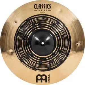 Meinl Cymbals Classics Custom Dual 19" Crash MADE IN GERMANY | Cymbal for Drum Set, B12 Bronze Meinl Cymbals Classics Custom Dual 19" Crash MADE IN GERMANY | Cymbal for Drum Set, B12 Bronze