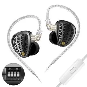Zenith IEM Wired Earbuds, Full-Metal in Ear Monitor with Mic | Sound Isolating Clear Sound & Deep Bass, Secure Fit Dynamic Driver Earphones for Audio Engineers, Musicians Zenith IEM Wired Earbuds, Full-Metal in Ear Monitor with Mic | Sound Isolating Clear Sound & Deep Bass, Secure Fit Dynamic Driver Earphones for Audio Engineers, Musicians