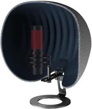 Microphone Isolation Shield, Professional Recording Studio Equipment,360° Music Studio Mic Shield,Suitable for of Blue Yeti, Snowball iCE, HyperX QuadCast, SoloCast,Etc Recording Microphones Microphone Isolation Shield, Professional Recording Studio Equipment,360° Music Studio Mic Shield,Suitable for of Blue Yeti, Snowball iCE, HyperX QuadCast, SoloCast,Etc Recording Microphones