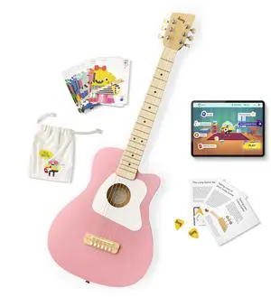 Pro 6 Acoustic kids real guitar for Beginners Compact size Ages 9+ Learning app and Lessons included Pro 6 Acoustic kids real guitar for Beginners Compact size Ages 9+ Learning app and Lessons included