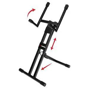 High Profile Guitar Amp Stand; Perfect for Digital Modelers and Head Units (GFWGTRAMP200) High Profile Guitar Amp Stand; Perfect for Digital Modelers and Head Units (GFWGTRAMP200)