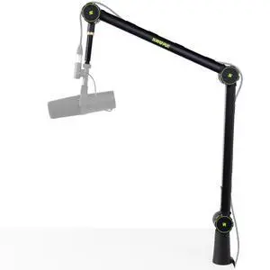 Shure by Deluxe Broadcast Desktop Mic Boom Arm (SH-BROADCAST1) | Fully adjustable with a quiet 360-degree arm for podcasts and streaming. Compatible with MV7 & SM7B Shure by Deluxe Broadcast Desktop Mic Boom Arm (SH-BROADCAST1) | Fully adjustable with a quiet 360-degree arm for podcasts and streaming. Compatible with MV7 & SM7B
