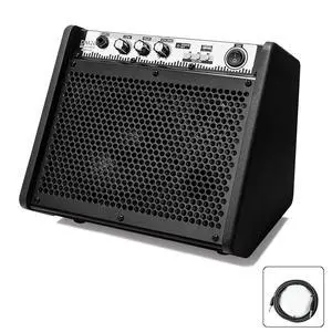 DM20 20W Bluetooth Personal Monitor Amplifier Electric Drum Amplifier Speaker,Keyboard Speaker with USB Interface(Including E-Drum Noise-Reduction Cable) (Black) DM20 20W Bluetooth Personal Monitor Amplifier Electric Drum Amplifier Speaker,Keyboard Speaker with USB Interface(Including E-Drum Noise-Reduction Cable) (Black)