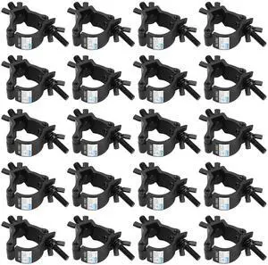 20 Pack 2"Truss Clamp,Stage Lighting Clamps,Max Load 220lbs,Black | for Stage Moving Head Lighting 20 Pack 2"Truss Clamp,Stage Lighting Clamps,Max Load 220lbs,Black | for Stage Moving Head Lighting