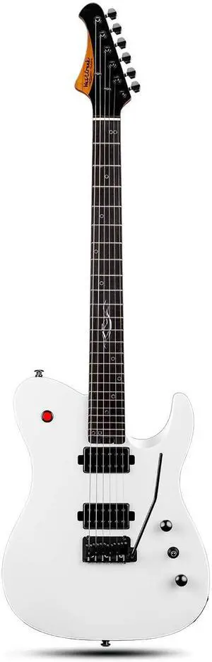 WestCreek Helyx Electric Guitar, Mahogany Body, Stainless Steel Frets, Roasted Maple Neck, Rosewood Fretboard, Bone Nut, 24 Frets (White) WestCreek Helyx Electric Guitar, Mahogany Body, Stainless Steel Frets, Roasted Maple Neck, Rosewood Fretboard, Bone Nut, 24 Frets (White)