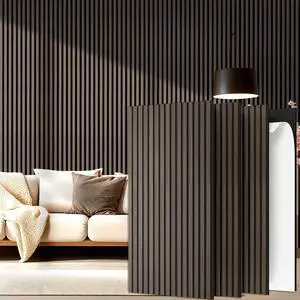 4-Pack Wood Veneer Acoustic Wall Panels Decorative Acoustical Panel | 47.2"×23.6" Self-Adhesive Backing Sound Absorbing Panels for Walls Decor, Office, Recording Studio, Home (Dark Walnut Veneer) 4-Pack Wood Veneer Acoustic Wall Panels Decorative Acoustical Panel | 47.2"×23.6" Self-Adhesive Backing Sound Absorbing Panels for Walls Decor, Office, Recording Studio, Home (Dark Walnut Veneer)