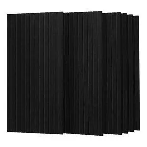 6 Packs Acoustic Panel,47.2 x 23.6 Inches Decorative Sound Proof Panel for Office,Home Theater,Studio,Black 6 Packs Acoustic Panel,47.2 x 23.6 Inches Decorative Sound Proof Panel for Office,Home Theater,Studio,Black