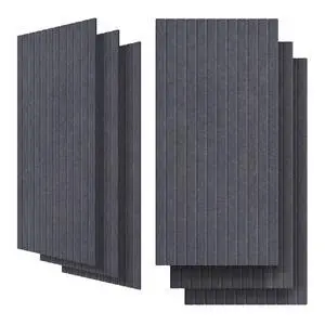 6 Packs Acoustic Panel,47.2 x 23.6 Inches Decorative Sound Proof Panel for Office,Home Theater,Studio, Heather Grey 6 Packs Acoustic Panel,47.2 x 23.6 Inches Decorative Sound Proof Panel for Office,Home Theater,Studio, Heather Grey