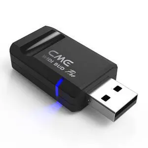 WIDI Bud Pro Premium Bluetooth MIDI Interface | Works with iOS, macOS, Windows, Android, ChromeOS, Linux, Plug, Pair & Play, No drivers, Ultra low 3ms latency WIDI Bud Pro Premium Bluetooth MIDI Interface | Works with iOS, macOS, Windows, Android, ChromeOS, Linux, Plug, Pair & Play, No drivers, Ultra low 3ms latency