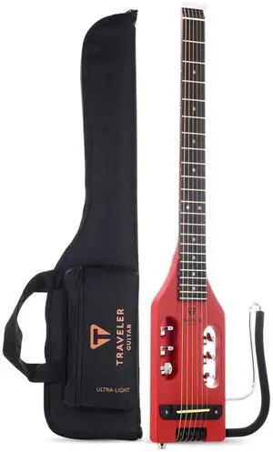 Ultra-Light Acoustic Acoustic-Electric Guitar, Vintage Red Ultra-Light Acoustic Acoustic-Electric Guitar, Vintage Red