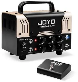 20W Guitar Amp Head High Gain Hybrid Tube Preamp with 12AX7, Dual Channel Clean/Distortion, FX Loop, Bluetooth Streaming & Headphone Out, Require 8 Speaker Cab (Meteor II) 20W Guitar Amp Head High Gain Hybrid Tube Preamp with 12AX7, Dual Channel Clean/Distortion, FX Loop, Bluetooth Streaming & Headphone Out, Require 8 Speaker Cab (Meteor II)