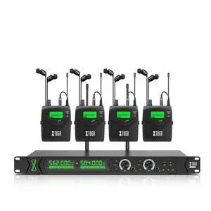 RW2090 Wireless in Ear Monitor,4 Bodypack IEM System(550-599mhz) | In Ear Monitor System,Mono IEM Monitoring with 2*100 Frequencies,230ft(70m) Operation for Stage Performance,Studio and Band RW2090 Wireless in Ear Monitor,4 Bodypack IEM System(550-599mhz) | In Ear Monitor System,Mono IEM Monitoring with 2*100 Frequencies,230ft(70m) Operation for Stage Performance,Studio and Band