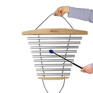 Handy Chime with Mallet for Relaxing Sound Bath Meditation Yoga Class Energy Refresh 9 Tone Swing Chime Sound Healing Instrument Handy Chime with Mallet for Relaxing Sound Bath Meditation Yoga Class Energy Refresh 9 Tone Swing Chime Sound Healing Instrument