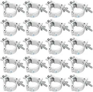20 Pack 2"Truss Clamp,Stage Lighting Clamps,Max Load 220lbs,Silver | for Stage Moving Head Lighting 20 Pack 2"Truss Clamp,Stage Lighting Clamps,Max Load 220lbs,Silver | for Stage Moving Head Lighting