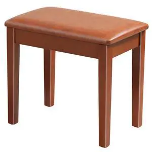 Piano Stool, Solid Wood Frame, Padded Cushion, 13.21"x21"x18.2" | Brown, Real Wood Build, Cushioned Seat, Chair, for Home, Practice, Studio, Classroom, Recital, Music Lover, Gift Piano Stool, Solid Wood Frame, Padded Cushion, 13.21"x21"x18.2" | Brown, Real Wood Build, Cushioned Seat, Chair, for Home, Practice, Studio, Classroom, Recital, Music Lover, Gift