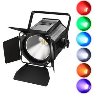 Stage Lights with Barn Doors, 200W LED Par Can Lights, 6 in 1 COB Spotlights RGBWA+UV DMX512 Sound Activated Uplights for Parties Events Wedding Theater Church Concert Dance Stage Lights with Barn Doors, 200W LED Par Can Lights, 6 in 1 COB Spotlights RGBWA+UV DMX512 Sound Activated Uplights for Parties Events Wedding Theater Church Concert Dance