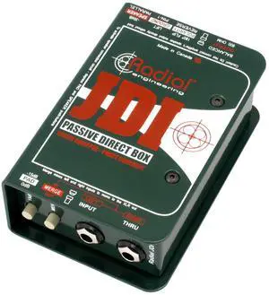 Radial JDI Jensen-equipped 1-channel Passive Instrument Direct Box Radial JDI Jensen-equipped 1-channel Passive Instrument Direct Box