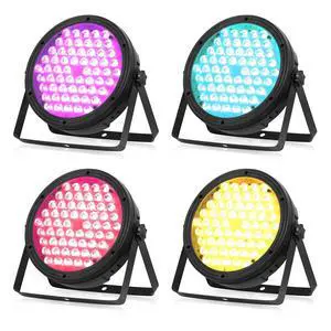 Stage Lighting 120W Par Light RGBW 4-in-1 Stage Lights, DJ Light DMX for Concert and Events,4 Packs Stage Lighting 120W Par Light RGBW 4-in-1 Stage Lights, DJ Light DMX for Concert and Events,4 Packs