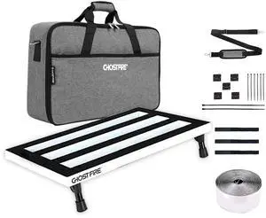 Ghost Fire Guitar Pedal Board Aluminum Alloy 1.76IB Super light Effect Pedalboard 19.8''x11.5'' with Carry Bag,SPL-04 White Ghost Fire Guitar Pedal Board Aluminum Alloy 1.76IB Super light Effect Pedalboard 19.8''x11.5'' with Carry Bag,SPL-04 White