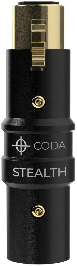 Coda MB-Stealth in-Line Microphone Preamp Mic Gain Booster 28 dB Clean Gain | For Dynamic and Ribbon Mics, 48V Phantom Power, Ultra Low Noise, Podcast or Livestream Coda MB-Stealth in-Line Microphone Preamp Mic Gain Booster 28 dB Clean Gain | For Dynamic and Ribbon Mics, 48V Phantom Power, Ultra Low Noise, Podcast or Livestream