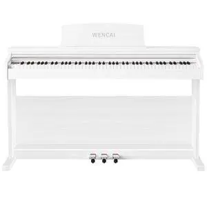 88 Keys Digital Piano Hammer Action Weighted Keyboard, White | Full Size Upright Electric Piano, Wooden Electronic Piano with Color Display for Beginner Professional, 3 Pedals 88 Keys Digital Piano Hammer Action Weighted Keyboard, White | Full Size Upright Electric Piano, Wooden Electronic Piano with Color Display for Beginner Professional, 3 Pedals