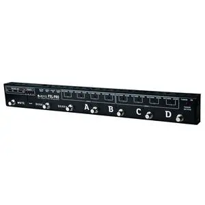 PXL-PRO Foot Pedal Controller Dual 4-Channel 8 Loop Programmable Pedal Switcher with Mute Switch and Buffered Bypass (Black) PXL-PRO Foot Pedal Controller Dual 4-Channel 8 Loop Programmable Pedal Switcher with Mute Switch and Buffered Bypass (Black)