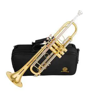 Bb trumpets red gold brass leadpipe mouthpipe advanced student professional trumpet Musical Instruments For Beginner Adults (710 gold brass) Bb trumpets red gold brass leadpipe mouthpipe advanced student professional trumpet Musical Instruments For Beginner Adults (710 gold brass)