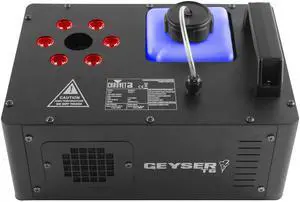 Geyser T6 Vertical Fog Machine | Pyrotechnic Style Fog Effect Without Toxic Chemicals or CO2 | Wireless and Timer Remote Control | Compact Design for Mobile Applications Geyser T6 Vertical Fog Machine | Pyrotechnic Style Fog Effect Without Toxic Chemicals or CO2 | Wireless and Timer Remote Control | Compact Design for Mobile Applications