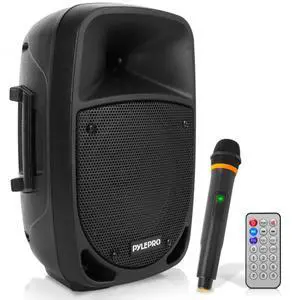 Portable 800W Karaoke PA System with Wireless Microphone, Bluetooth Streaming, Rechargeable Battery, USB/SD Recording & Powerful Sound Compact Karaoke Speaker and PA Speaker for Home and Events Portable 800W Karaoke PA System with Wireless Microphone, Bluetooth Streaming, Rechargeable Battery, USB/SD Recording & Powerful Sound Compact Karaoke Speaker and PA Speaker for Home and Events