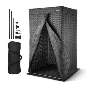 Portable Vocal Booth, 6.56 ft Height, Pro-Grade Recording Studio with Travel Bag, Mobile Tablet Stand, Thickened Soundproofing, Sound Isolation Booth for Echo-Free Vocals, Podcasts, Voiceovers Portable Vocal Booth, 6.56 ft Height, Pro-Grade Recording Studio with Travel Bag, Mobile Tablet Stand, Thickened Soundproofing, Sound Isolation Booth for Echo-Free Vocals, Podcasts, Voiceovers