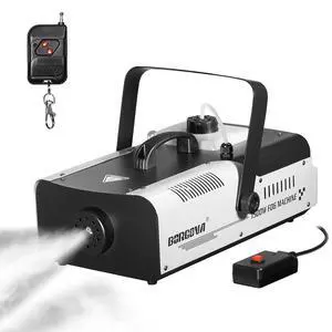 1500W Fog Machine 2.2L Wireless Remote Stage Smoke Machine | 1500W Fast Heat, Professional, Wireless Remote, Auto Mode, Overheat Protection, for Halloween Stage Party Theatre Events 1500W Fog Machine 2.2L Wireless Remote Stage Smoke Machine | 1500W Fast Heat, Professional, Wireless Remote, Auto Mode, Overheat Protection, for Halloween Stage Party Theatre Events