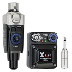 U45 Wireless in-Ear Monitor System with 5.8GHz Transmitter and Receiver (Black) U45 Wireless in-Ear Monitor System with 5.8GHz Transmitter and Receiver (Black)