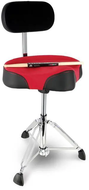 Drum Throne with Backrest,Heavy Duty Drum Stools Height Adjustable Motorcycle Style Hydraulic Drum Seat Drum Chair for Adult Drummer(Red) Drum Throne with Backrest,Heavy Duty Drum Stools Height Adjustable Motorcycle Style Hydraulic Drum Seat Drum Chair for Adult Drummer(Red)