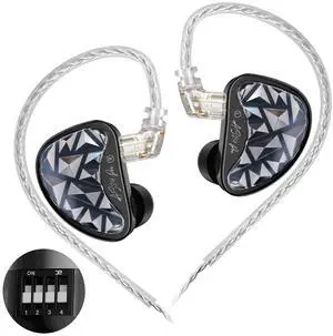 AS24 Pro 24BA in-Ear Monitor Headphone, 3.5 mm Jack IEM with Tuning | HiFi Studio Recording &Mixing Secure Fit Earphone, Clear Full-Range IEM for Professional Music Engineers Audiophiles AS24 Pro 24BA in-Ear Monitor Headphone, 3.5 mm Jack IEM with Tuning | HiFi Studio Recording &Mixing Secure Fit Earphone, Clear Full-Range IEM for Professional Music Engineers Audiophiles