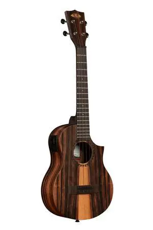 Amara Tri-Top Tenor Ukulele with Cutaway & EQ Gift, Striking Wood Design, Electric-Acoustic, Rich Tone, 4-String Ukulele Amara Tri-Top Tenor Ukulele with Cutaway & EQ Gift, Striking Wood Design, Electric-Acoustic, Rich Tone, 4-String Ukulele