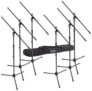 On-Stage MSP7706 Euro Boom 6 Mic Stands w/Travel Bag (For Vocal and Instrument Microphones, Height-Adjustable, Rugged, Lightweight, Steel, Standard Threading, Folding Tripod, Durable, Black) On-Stage MSP7706 Euro Boom 6 Mic Stands w/Travel Bag (For Vocal and Instrument Microphones, Height-Adjustable, Rugged, Lightweight, Steel, Standard Threading, Folding Tripod, Durable, Black)
