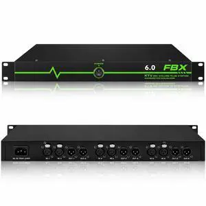 Professional Feedback Suppressor, Feedback Eliminator, Microphone Anti-Howling Audio Processor for Performance Stage KTV Conference Music Room (6 in 6 out) Professional Feedback Suppressor, Feedback Eliminator, Microphone Anti-Howling Audio Processor for Performance Stage KTV Conference Music Room (6 in 6 out)