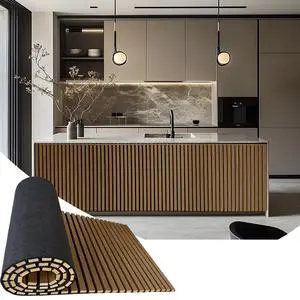 Acoustic Wood Panels for Wall,3D Flexible Fluted Sound Slat Panel (Walnut) | Soundproof,Absorbing,Noise Cancelling,94.5 x 23.6in Acoustic Wood Panels for Wall,3D Flexible Fluted Sound Slat Panel (Walnut) | Soundproof,Absorbing,Noise Cancelling,94.5 x 23.6in