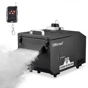 1200W Low Lying Ground Fog Machine DMX512 Wireless Remote Control | Adjustable Fog Output, Anti-Dry Pump Protection, Stainless Steel Tank for Wedding Halloween DJ Stage 1200W Low Lying Ground Fog Machine DMX512 Wireless Remote Control | Adjustable Fog Output, Anti-Dry Pump Protection, Stainless Steel Tank for Wedding Halloween DJ Stage
