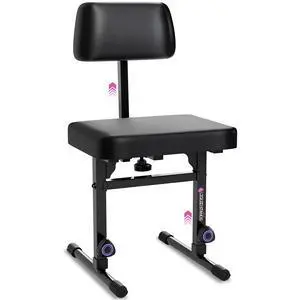 Piano Bench Adjustable Stool Music Keyboard Bench with Backrest Seat for Piano Keyboard Stand with Black Padded Cushion for Musicians Piano Stool Chair Piano Bench Adjustable Stool Music Keyboard Bench with Backrest Seat for Piano Keyboard Stand with Black Padded Cushion for Musicians Piano Stool Chair