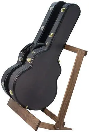 Walnut Guitar Case Rack for Electric and Acoustic, CC29-BW Walnut Guitar Case Rack for Electric and Acoustic, CC29-BW