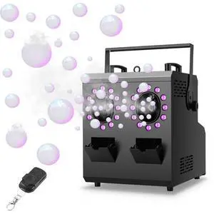 Fog Bubble Machine,1500W 3IN1 Smoke Bubble Machine with 24LEDs RGBW 4IN1 Lighting Effect Remote Control Timer Settings DMX512 for Halloween Birthday Parties Wedding Show Festival Stage Fog Bubble Machine,1500W 3IN1 Smoke Bubble Machine with 24LEDs RGBW 4IN1 Lighting Effect Remote Control Timer Settings DMX512 for Halloween Birthday Parties Wedding Show Festival Stage