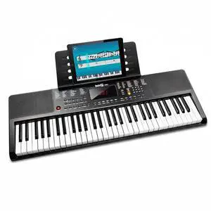 RJ361 61 Key Compact Keyboard Piano for Beginners | Compact electric keyboard piano with 200 sounds, 200 rhythms, note stickers and Simply Piano lessons for beginners RJ361 61 Key Compact Keyboard Piano for Beginners | Compact electric keyboard piano with 200 sounds, 200 rhythms, note stickers and Simply Piano lessons for beginners
