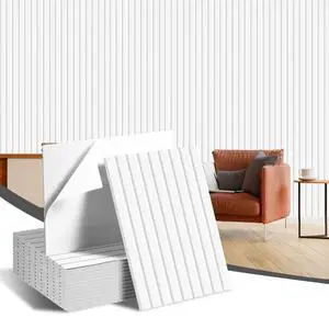 Acoustic Panels 12 Pack - Covers 16 Sq Ft, Self-Adhesive 3D Soundproof Wall Tiles, 16x12 Decorative Panels for Studio, Home Office & Gaming Room (White) Acoustic Panels 12 Pack - Covers 16 Sq Ft, Self-Adhesive 3D Soundproof Wall Tiles, 16x12 Decorative Panels for Studio, Home Office & Gaming Room (White)