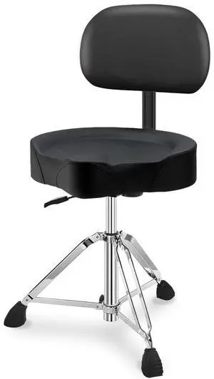 Pro Drum Stool with Backrest, Heavy Duty Hydraulic Drum Throne, Ergonomic Memory Foam Drum Seat, Adjustable Drum Chair Anti-Slip Base, Drum Saddle Bench for Drummers Musicians (Black) Pro Drum Stool with Backrest, Heavy Duty Hydraulic Drum Throne, Ergonomic Memory Foam Drum Seat, Adjustable Drum Chair Anti-Slip Base, Drum Saddle Bench for Drummers Musicians (Black)