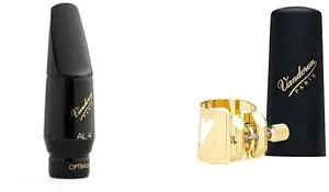 SM712 AL4 Optimum Series Alto Saxophone Mouthpiece and LC07P Optimum Ligature and Plastic Cap for Alto Saxophone SM712 AL4 Optimum Series Alto Saxophone Mouthpiece and LC07P Optimum Ligature and Plastic Cap for Alto Saxophone
