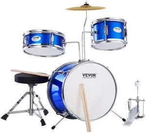 Kids Drum Set, 3-Piece 14'' Beginner Drum Sets Junior Drums Set with Adjustable Throne, Two Pairs of Drumsticks, Cymbal, Pedal, Tom Snare Bass, Starter Drum Kit for Children Age 6-13 Kids Drum Set, 3-Piece 14'' Beginner Drum Sets Junior Drums Set with Adjustable Throne, Two Pairs of Drumsticks, Cymbal, Pedal, Tom Snare Bass, Starter Drum Kit for Children Age 6-13