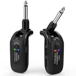 5.8GHz Wireless Guitar SystemLow Latency,100ft Range, 6H+ Battery | Wireless Guitar Transmitter Receiver w/ 7 Channels,270° Rotatable Plug,Anti-Interference for Electric Guitar Bass(TR-U2) 5.8GHz Wireless Guitar SystemLow Latency,100ft Range, 6H+ Battery | Wireless Guitar Transmitter Receiver w/ 7 Channels,270° Rotatable Plug,Anti-Interference for Electric Guitar Bass(TR-U2)