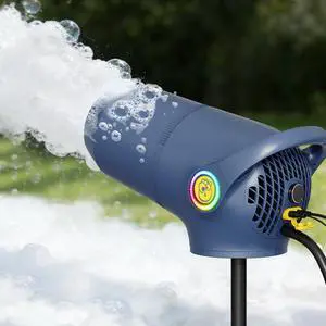 Party Foam Cannon, 3 Modes Foam Machine for Party, Adjustable Wind Speed Detachable Front Barrel, Foam Making Machine for Garden Backyard Pool Indoor (Foam Machine - Enhanced Version) Party Foam Cannon, 3 Modes Foam Machine for Party, Adjustable Wind Speed Detachable Front Barrel, Foam Making Machine for Garden Backyard Pool Indoor (Foam Machine - Enhanced Version)